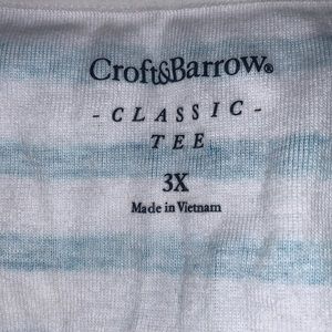 Croft n Barrow size  3X shirt sleeve